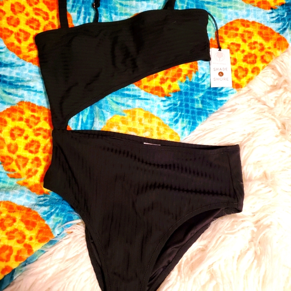 Shade & Shore Black Monokini
